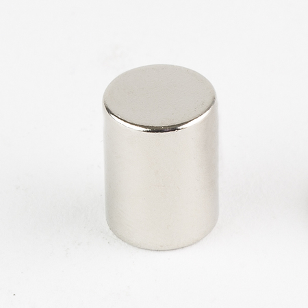 BUNTING N52 Neodymium Disc Magnets, 0.25" D, 4.42 lb Pull, Rare Earth Magnets N52P250375